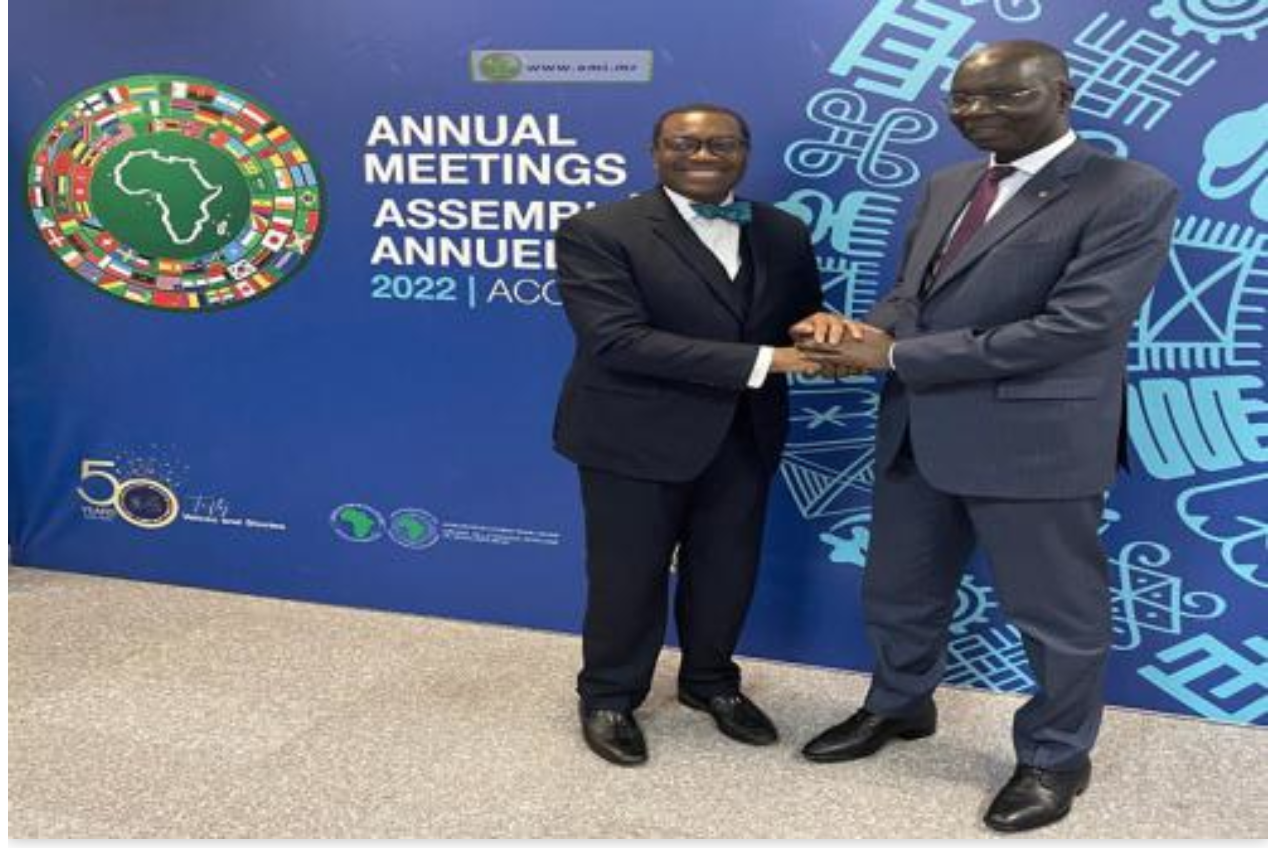 Le ministre des Affaires Économiques s’entretient avec le président de la Banque Africaine de Développement