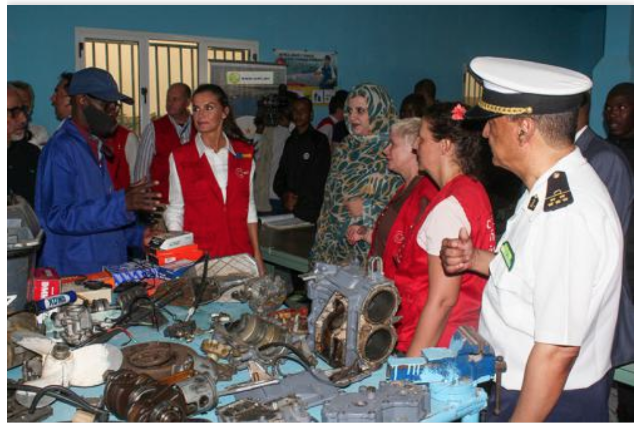 La reine d’Espagne visite un projet de promotion de la pêche artisanale La reine d’Espagne visite un projet de promotion de la pêche artisanale
