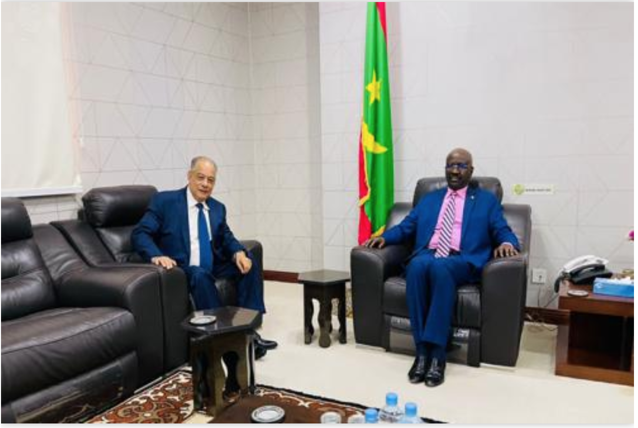 Le ministre des Affaires étrangères reçoit l’ambassadeur d’Algérie