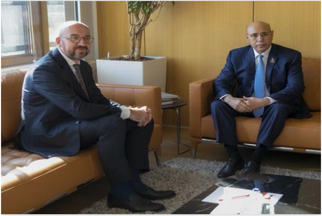 Le Président de la République reçoit le président du Conseil européen