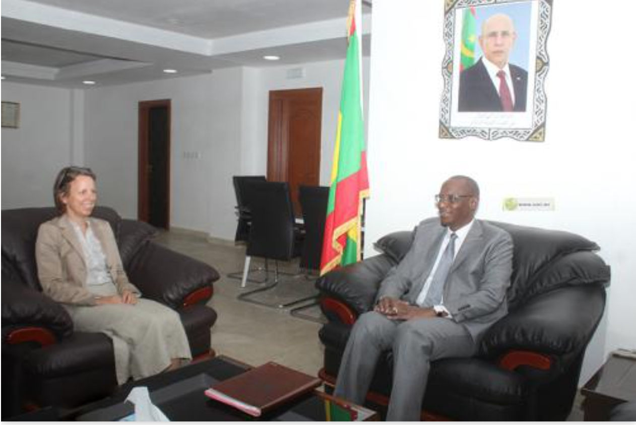 Le ministre du l'Agriculture reçoit l'ambassadrice d'Allemagne Le ministre du l'Agriculture reçoit l'ambassadrice d'Allemagne