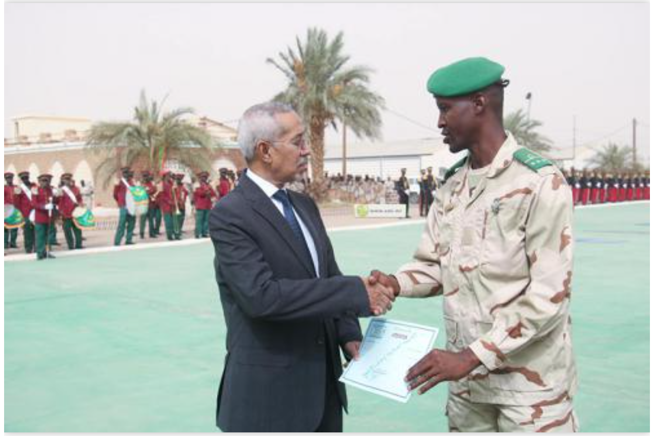 Sortie de la 38e promotion d’officiers d’active de l’académie militaire interarmes d’Atar