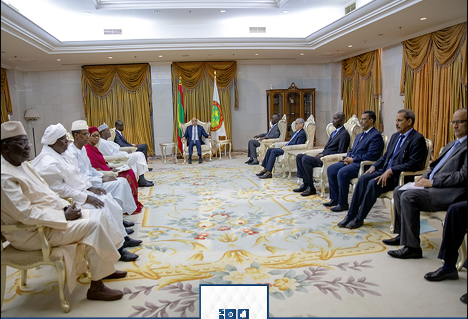 Le président Ghazouani reçoit une délégation ministérielle malienne