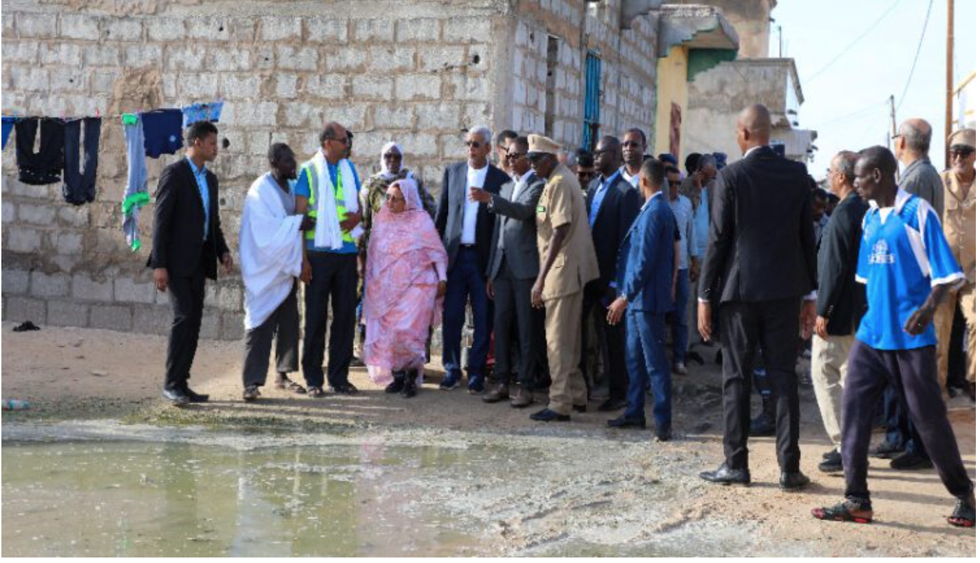 Le Premier ministre s’informe sur les opérations d’évacuation des eaux de pluies à Nouakchott