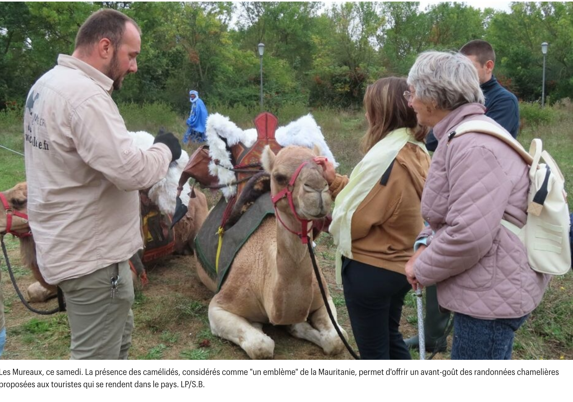Les Mureaux : des dromadaires pour promouvoir le tourisme en Mauritanie Les Mureaux : des dromadaires pour promouvoir le tourisme en Mauritanie