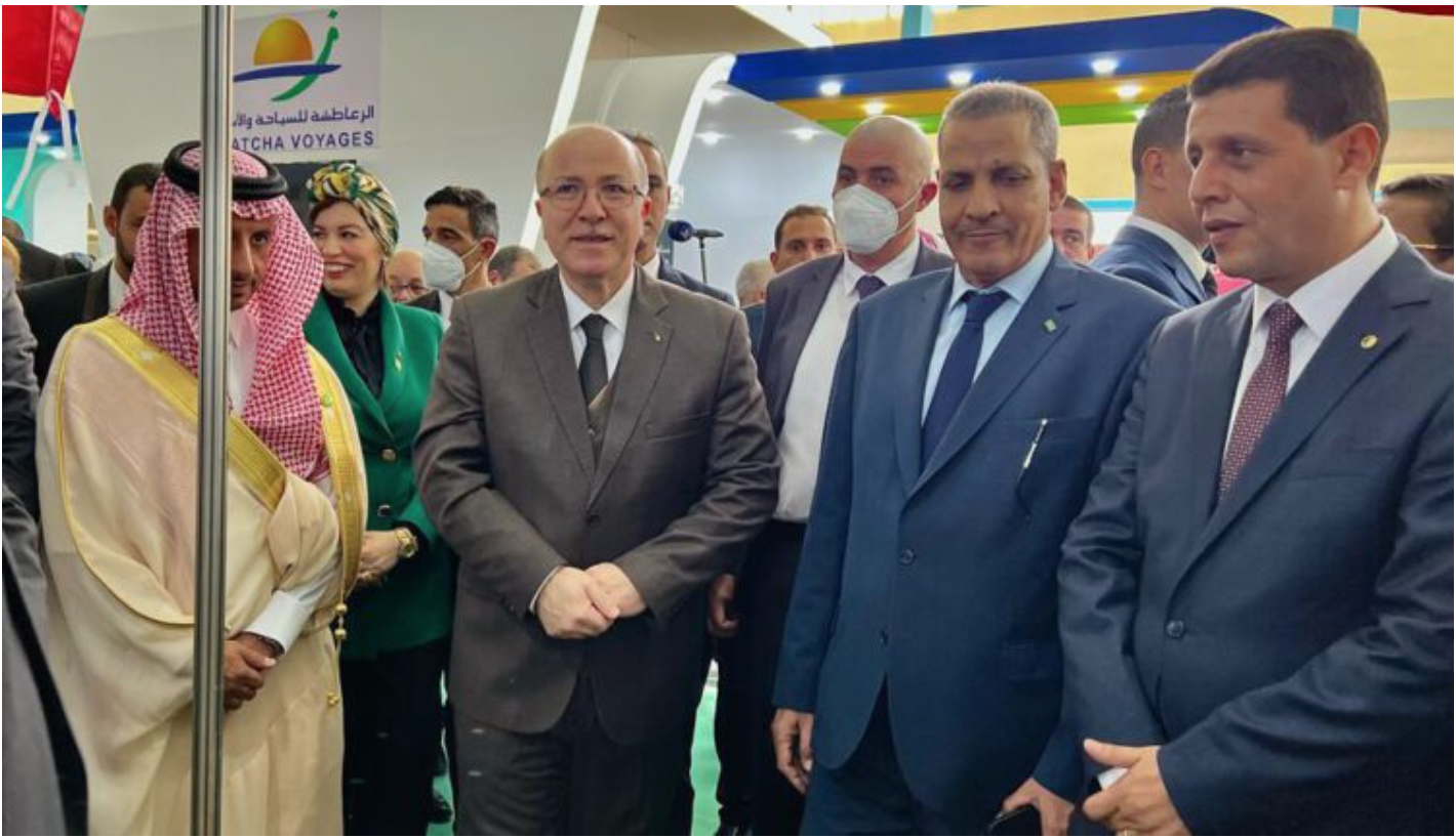 Le Premier ministre algérien visite le stand de la Mauritanie au salon international du tourisme et du voyage Le Premier ministre algérien visite le stand de la Mauritanie au salon international du tourisme et du voyage