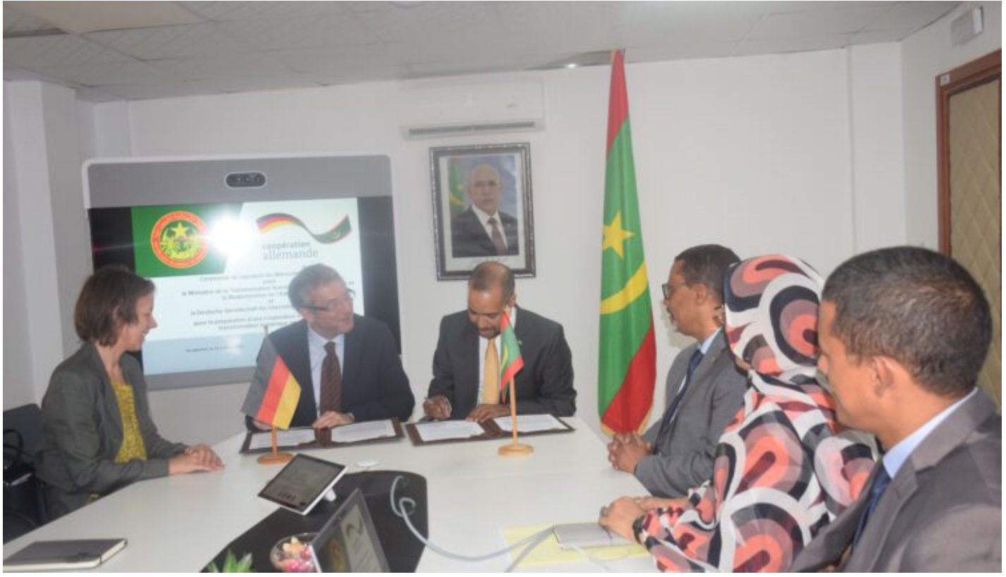 Signature d’un mémorandum d’entente entre le ministère de la Transition numérique et la GIZ