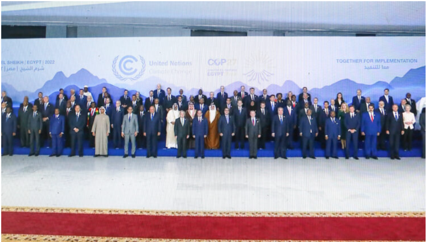Démarrage de la COP27 en présence du Président la République