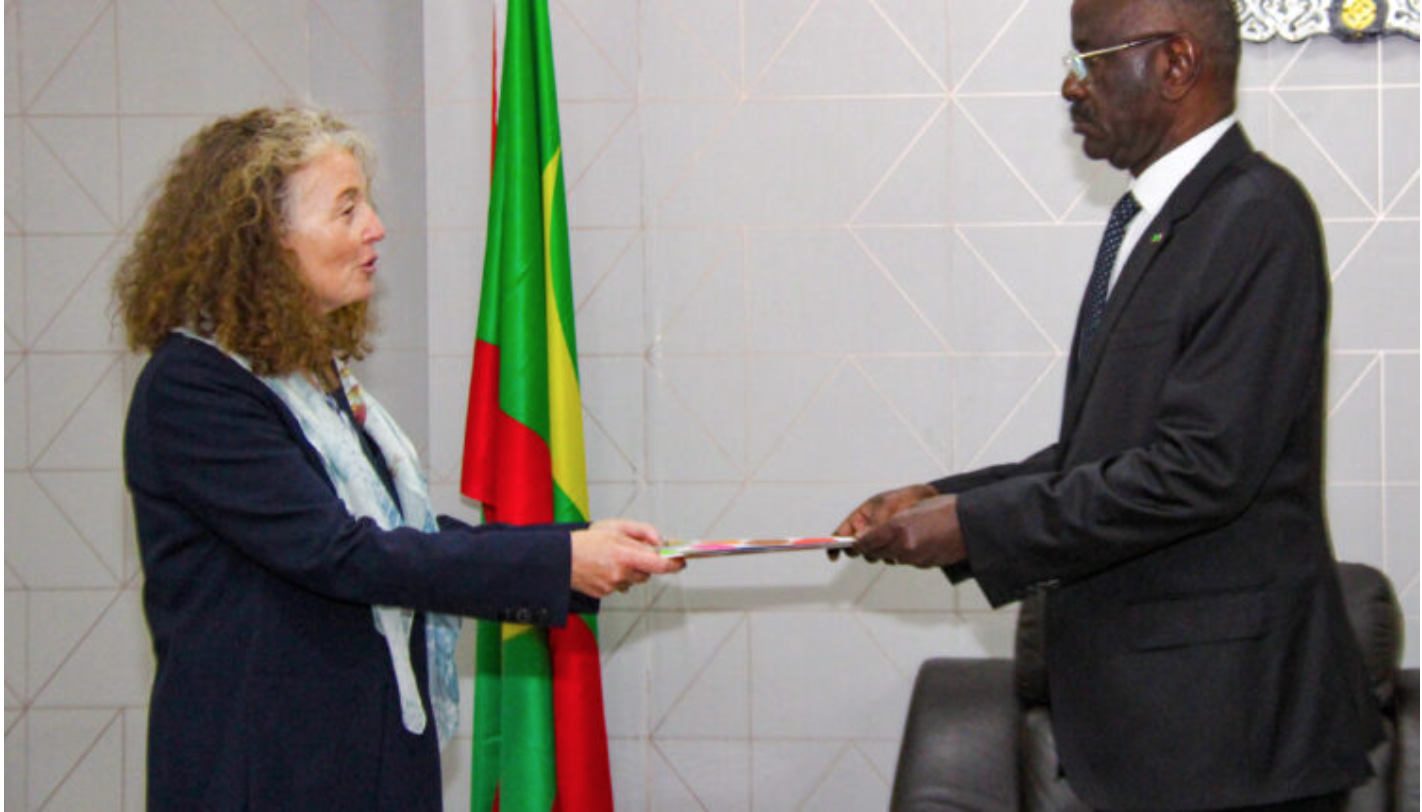 Le Ministre des Affaires Etrangères reçoit les lettres de créance du Coordonnateur du Système des Nations Unies dans notre pays