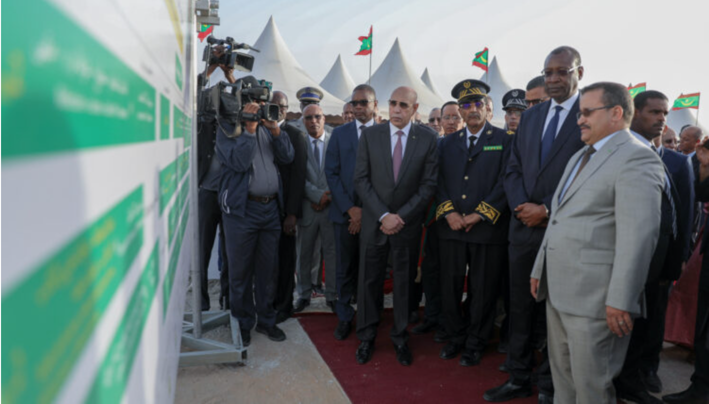 Le Président de la République supervise la pose de la première pierre du nouveau siège de l’ENAJM