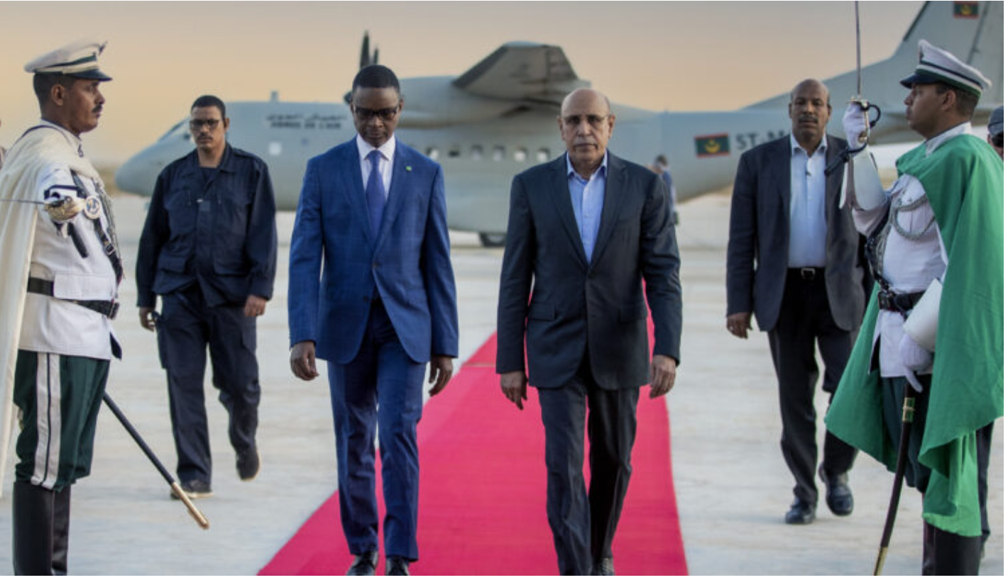 Le Président de la République regagne Nouakchott en provenance de la wilaya du Gorgol