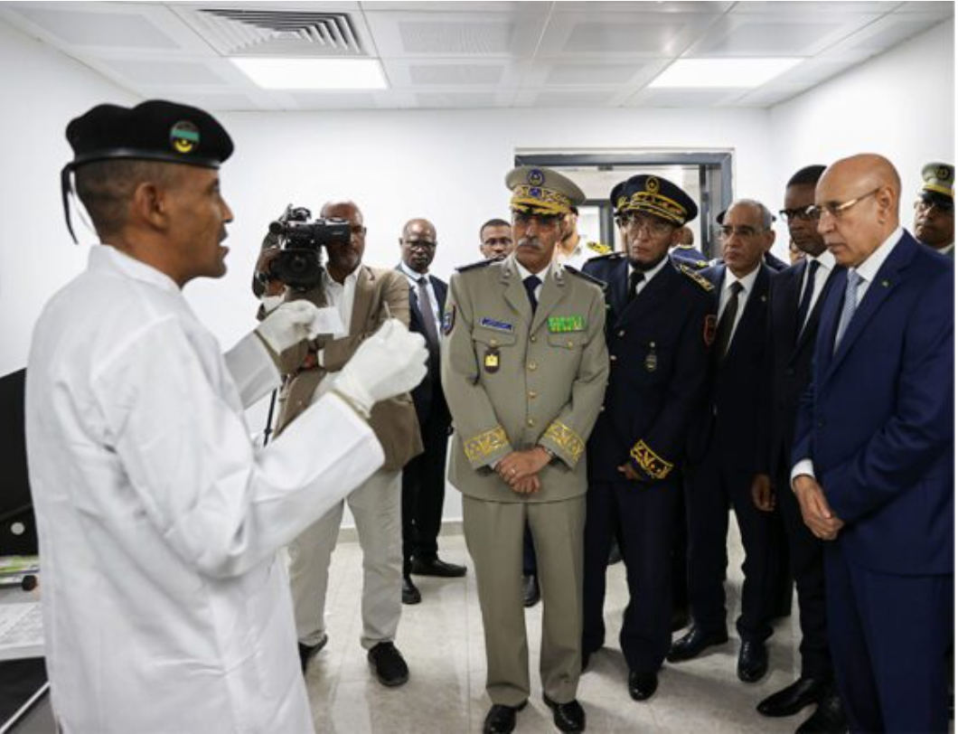Le Président de la République inaugure un laboratoire de la police technique et scientifique