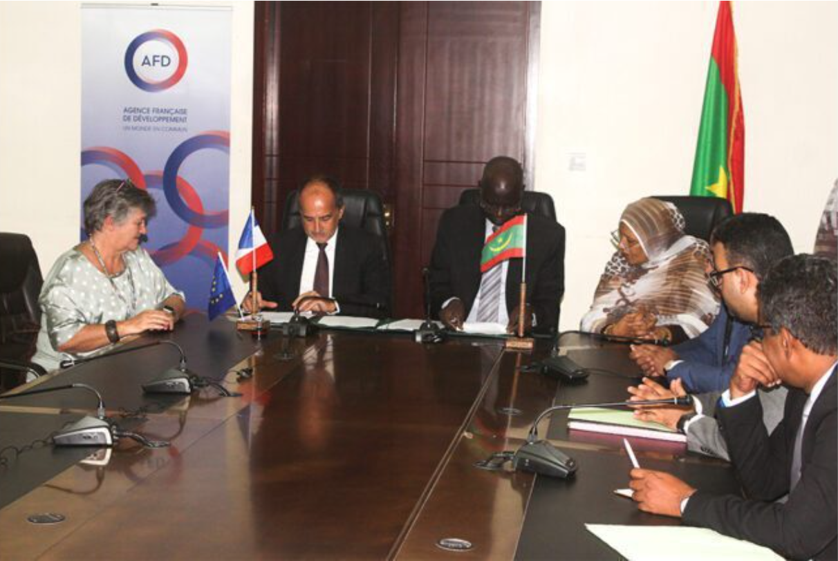 Signature, entre la Mauritanie et la France d’un accord de financement d’un projet d’appui au dispositif national de protection sociale