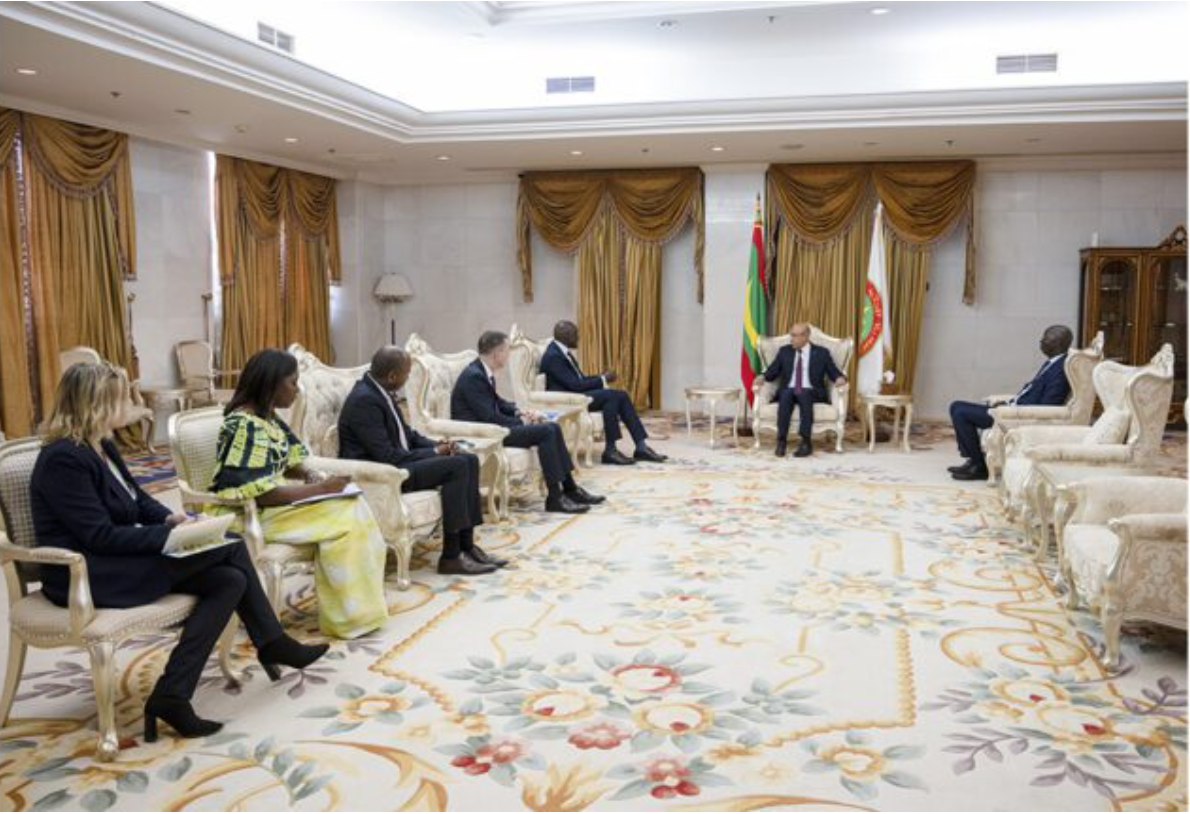 Le Président de la République reçoit une délégation de la Société Financière Internationale