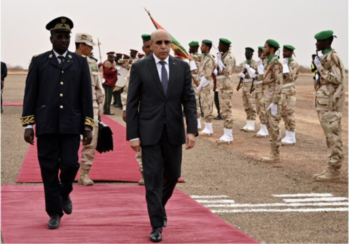 Aîoun: Arrivée du Président de la République