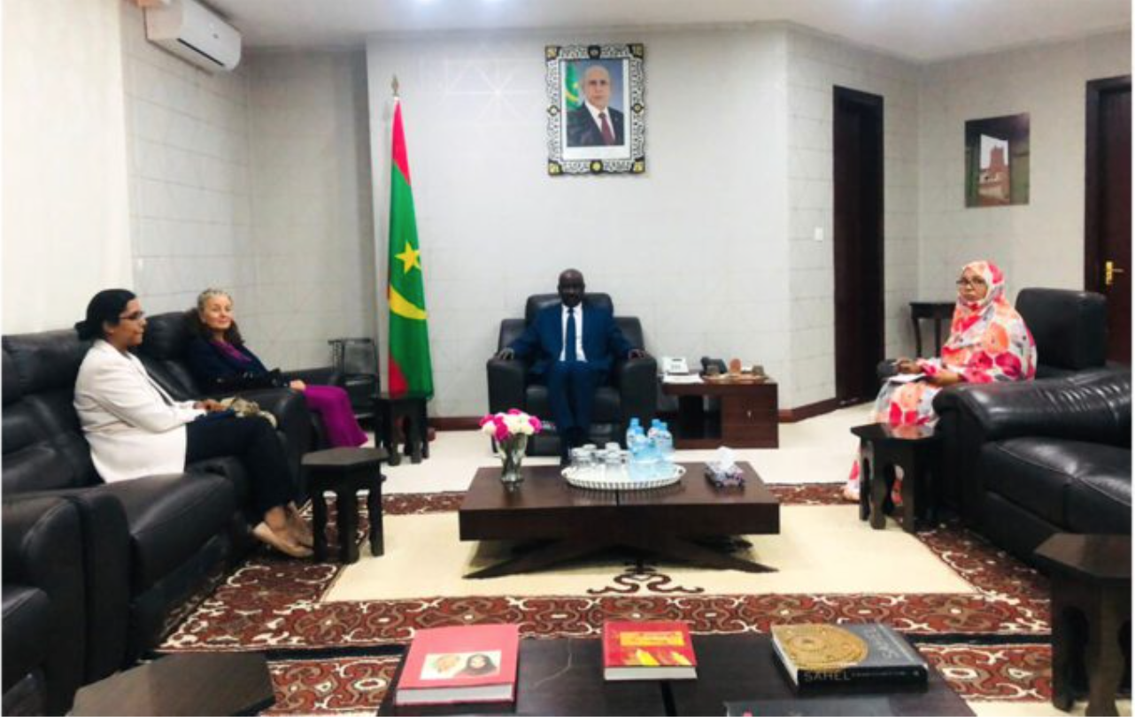Le ministre des Affaires étrangères reçoit la représentante résidente des programmes des Nations Unies en Mauritanie