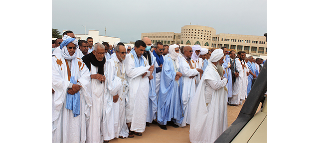 Organisation à Nouakchott d’une prière mortuaire sur la dépouille de la disparue Mariem Daddah
