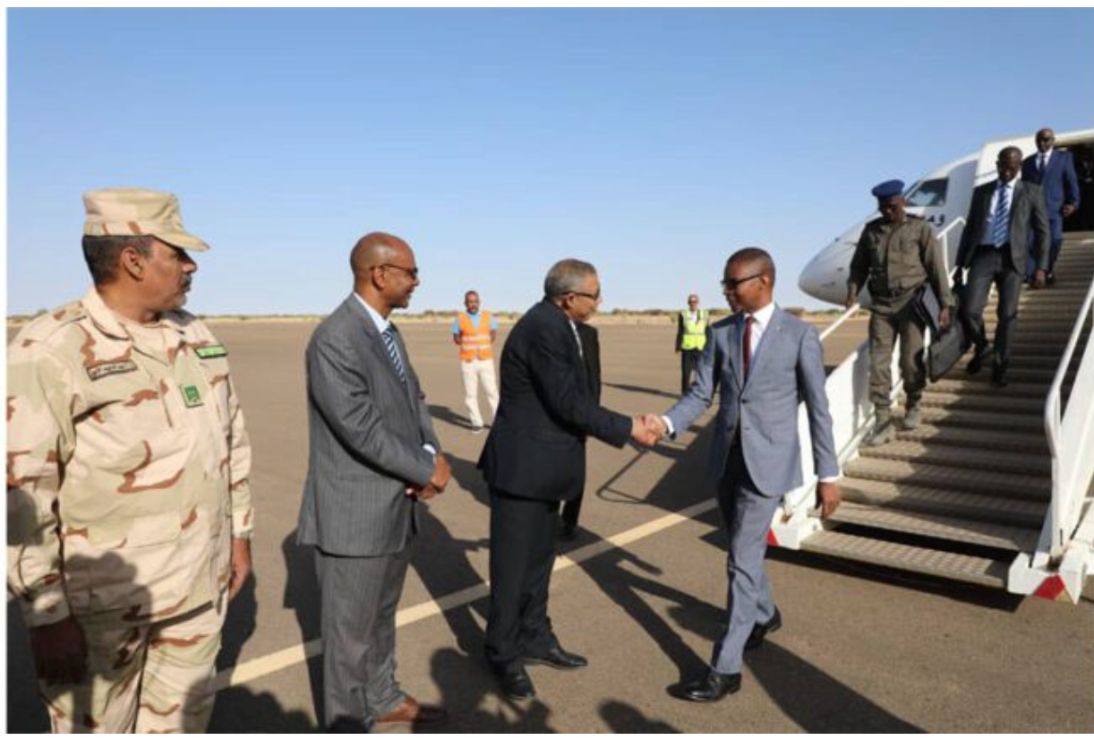 Arrivée du Premier ministre à Néma Arrivée du Premier ministre à Néma