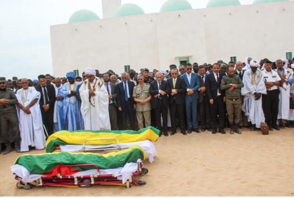 Prière funéraire pour les martyrs de l’opération évasion de la Prison centrale de Nouakchott