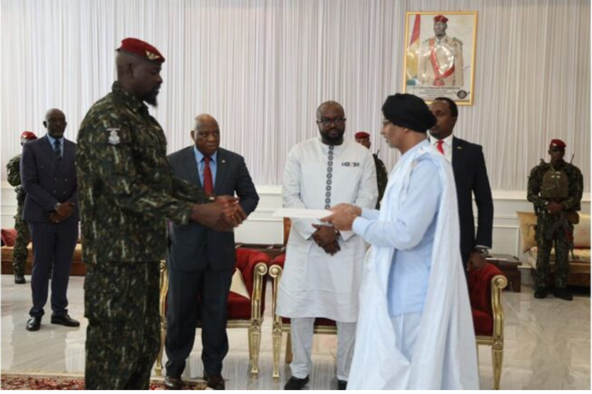 L’ambassadeur de Mauritanie à Conakry présente ses lettres de créance