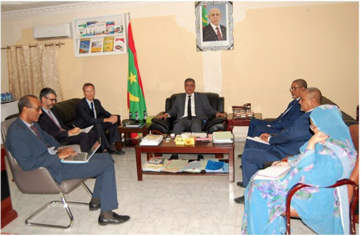 Le ministre de l’Éducation nationale s’entretient avec le chef de la mission de l’Union européenne en Mauritanie