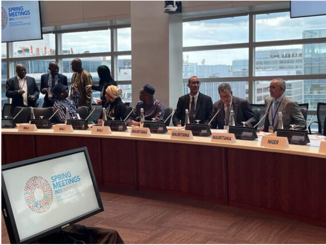 En marge des réunions de printemps 2023 de la BM et du FMI, le ministre de l’Education Nationale participe à une rencontre ministérielle des pays du Sahel à Washington