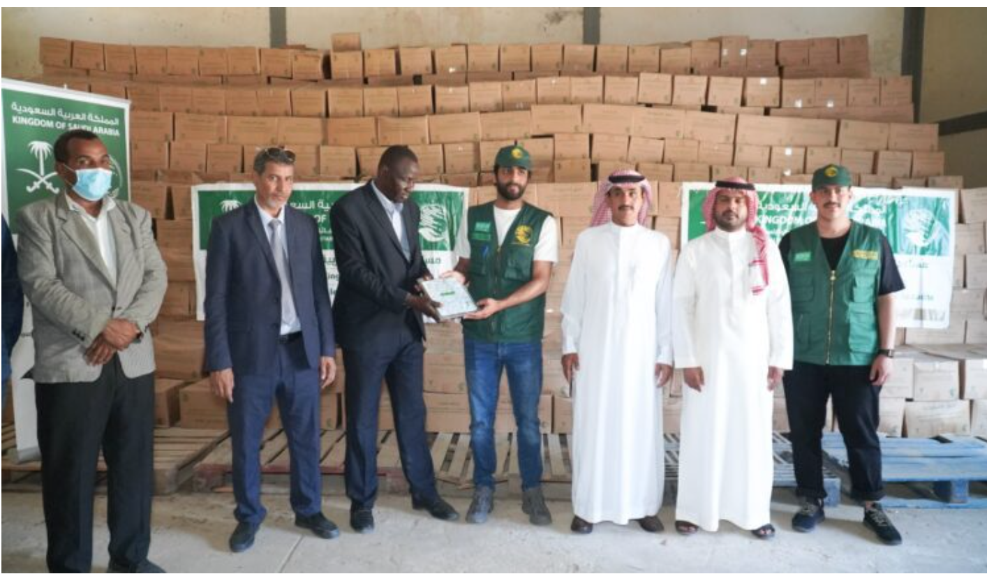 Réception d’un don saoudien de 75 tonnes de dattes