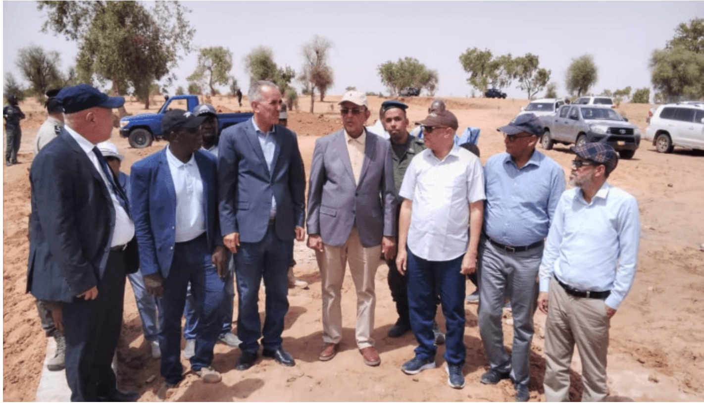Le ministre de l’hydraulique visite les barrages de Baydam et de Chelkha Dakhna au Guidimagha