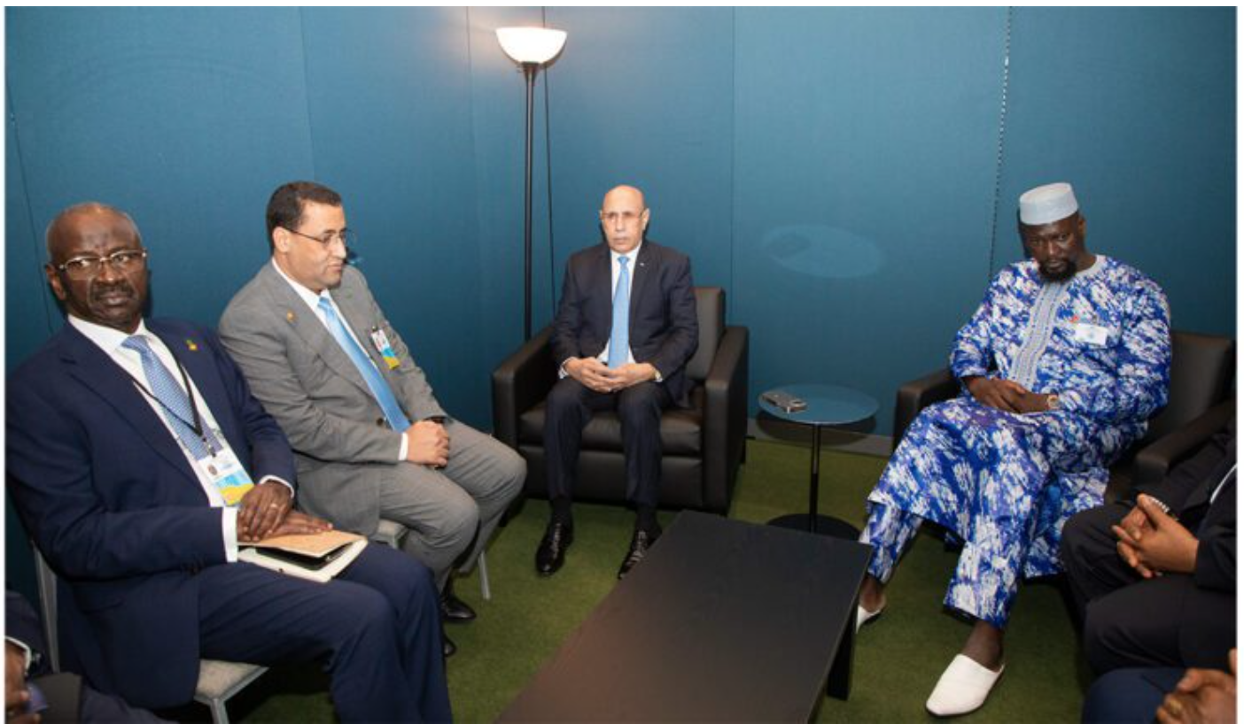 Le Président de la République s’entretient avec le Président de la période de transition en Guinée Conakry