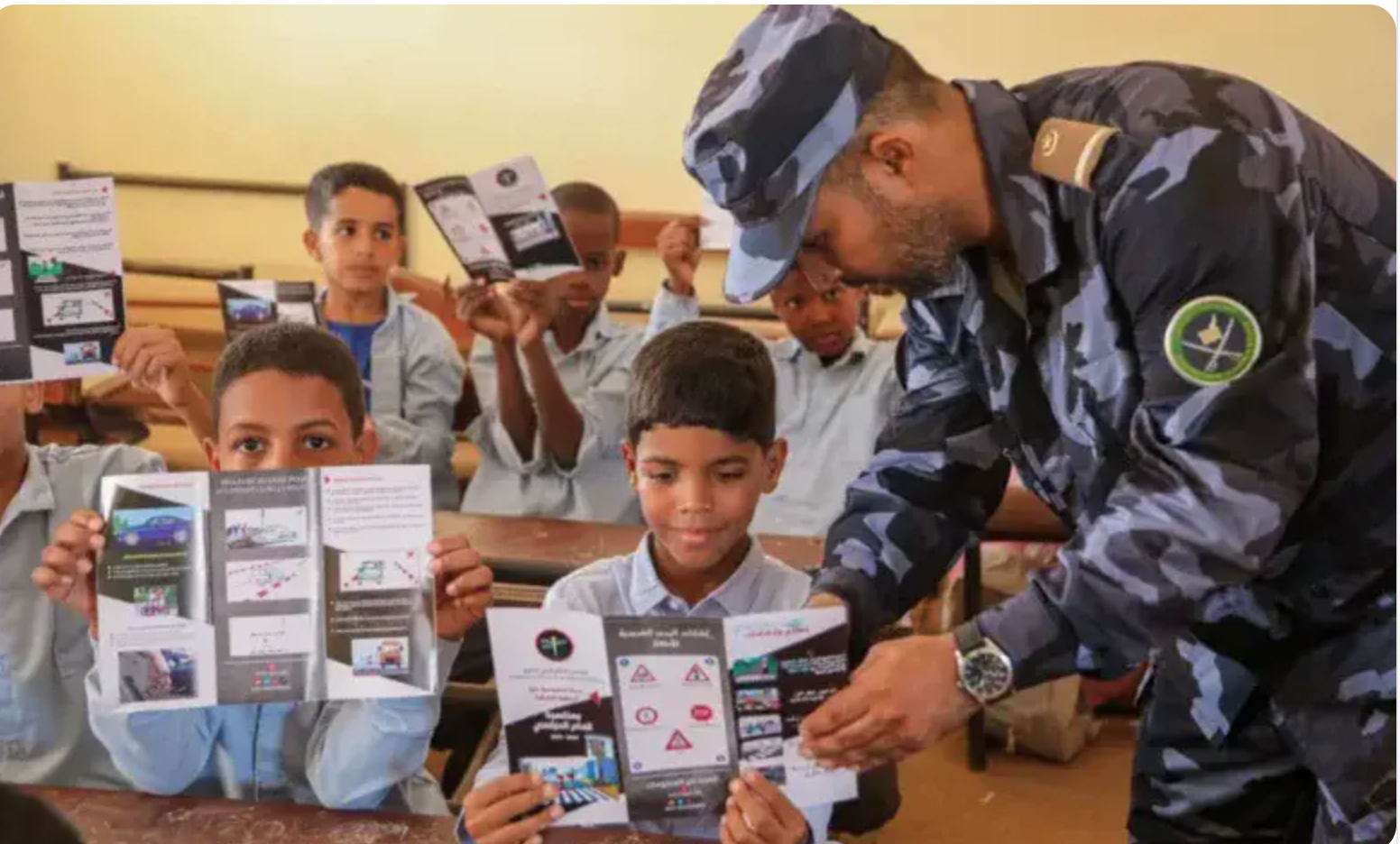 Le GGSR lance une campagne de sensibilisation contre les accidents de la route au niveau des écoles Le GGSR lance une campagne de sensibilisation contre les accidents de la route au niveau des écoles