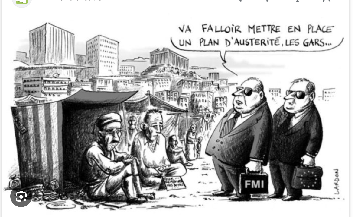 La délégation mauritanienne participant aux réunions des institutions de Bretton Woods s’entretient avec le Directeur général adjoint du FMI