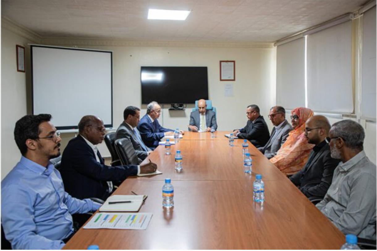 Le Président de la République effectue une visite inopinée à la compagnie Mauritania Airlines Le Président de la République effectue une visite inopinée à la compagnie Mauritania Airlines