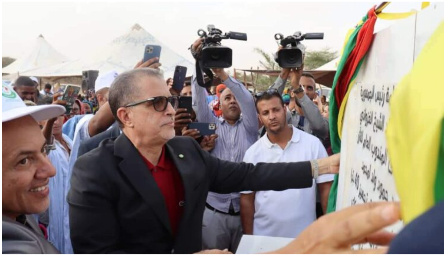 Taazour lance des projets de développement et pose la première pierre d’autres à Kiffa Taazour lance des projets de développement et pose la première pierre d’autres à Kiffa