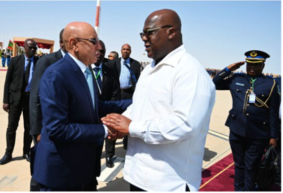 Le Président de la RDC quitte Nouakchott au terme d’une visite d’amitié et de travail en Mauritanie