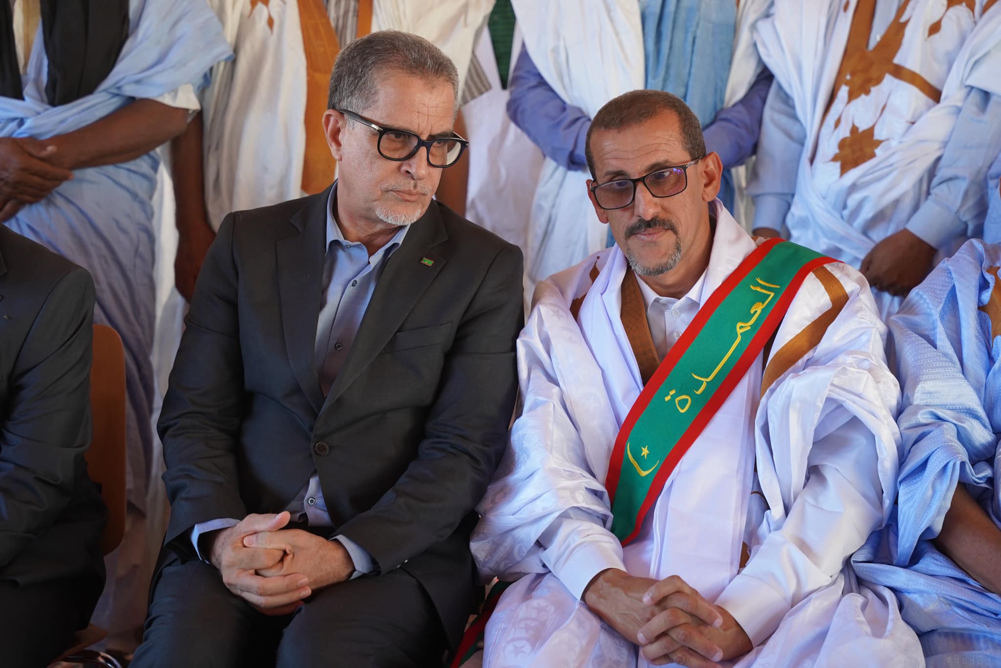 Adrar toujours : Le Délégué Général de TAAZOUR inaugure une école à Mhaïreth et s'engage à étudier les problèmes liés à l'approvisionnement en eau du village-oasis