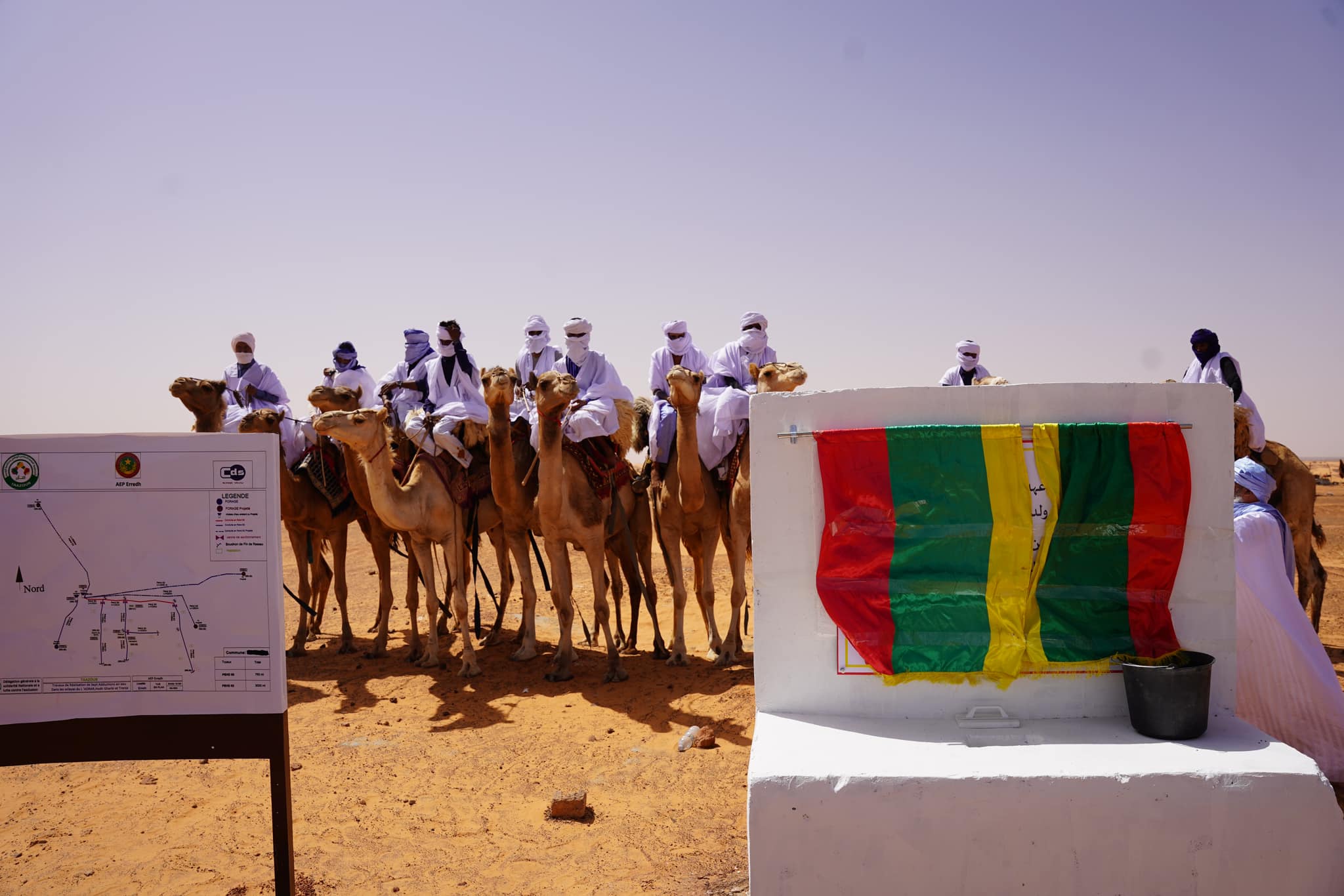 Belles photos en Adrar : tout ce qu'il y a de beau a été sorti pour accueillir Taazour dans le village de Ouraidh 