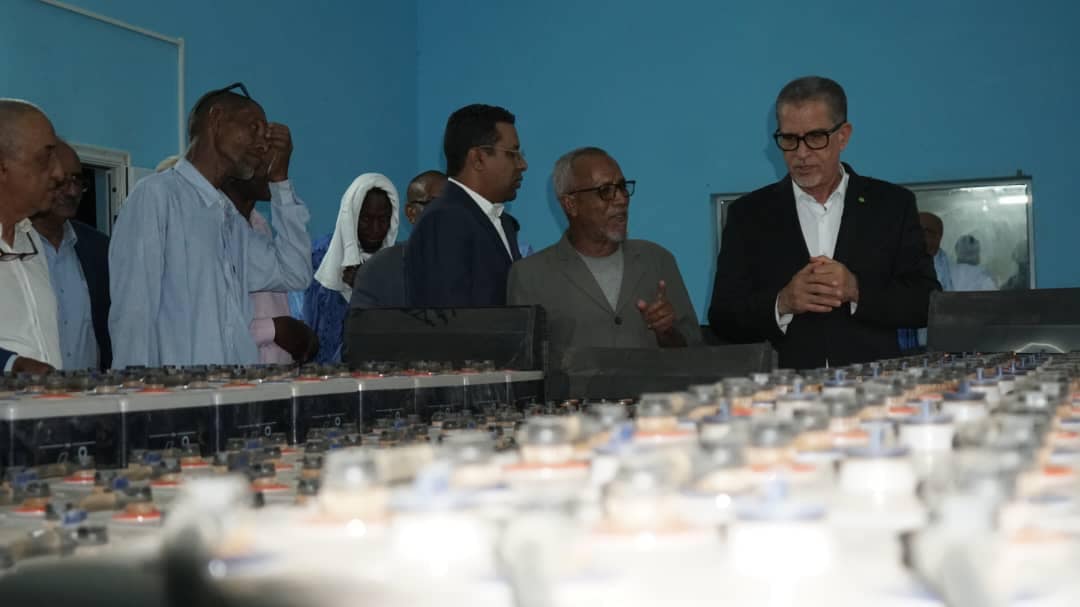 Brakna: Le Délégué Général de TAAZOUR inaugure une centrale électrique à Wad Ammour
