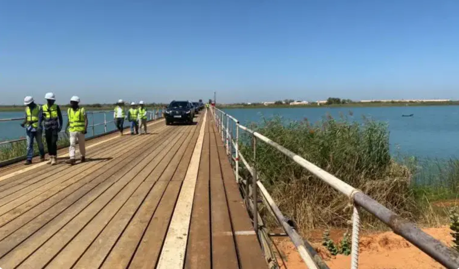 Le wali du Trarza n’est pas satisfait de l’avancement des travaux au niveau du pont de Rosso