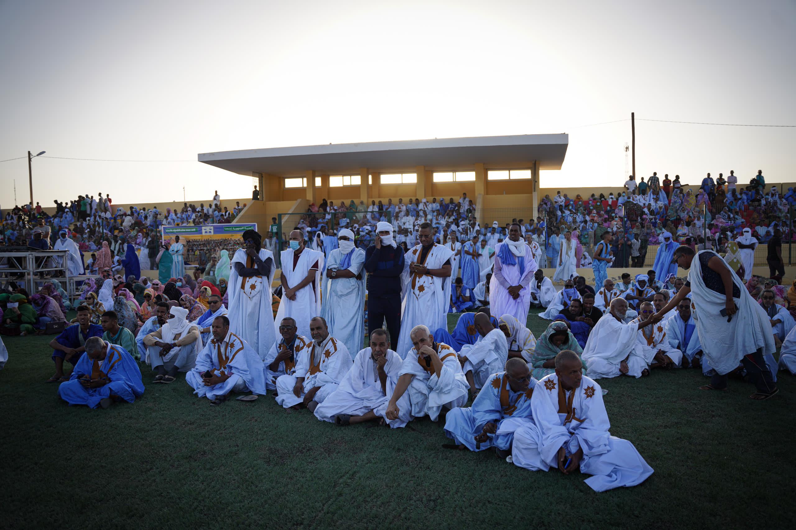 Le courant des forces de la concorde ( Insaf ) remplit le stade du Ksar pour le second mandat de S.E Mohamed Cheikh El Ghazouani