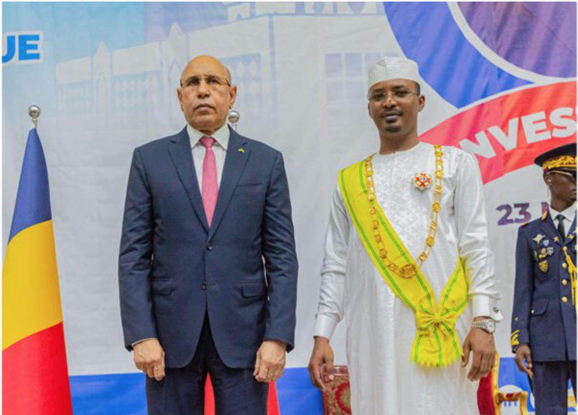 Le Président de la République, Président de l’Union africaine, assiste à la cérémonie d’investiture du Président tchadien élu