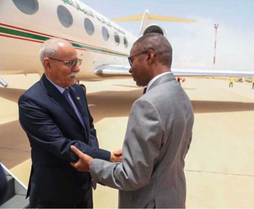 Arrivée à Nouakchott du Président de la RASD Arrivée à Nouakchott du Président de la RASD