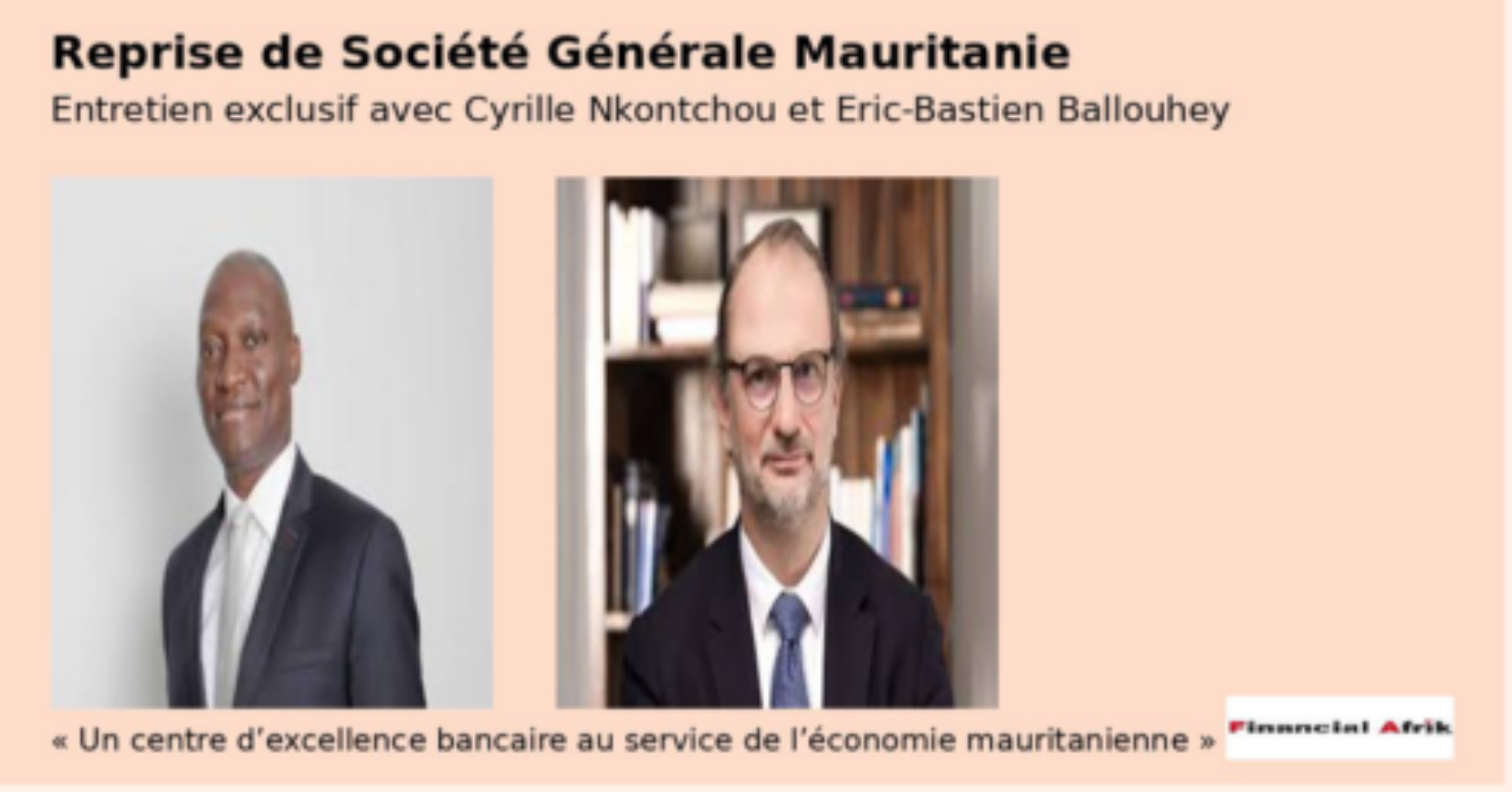Reprise de Société Générale Mauritanie : ce que les acquéreurs entendent faire de la banque