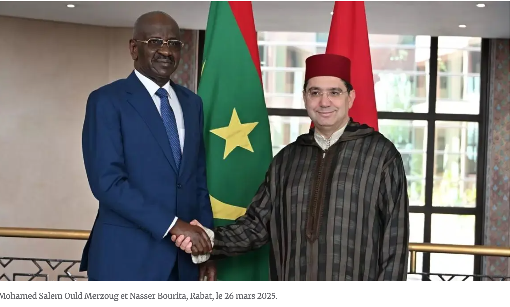Maroc-Mauritanie : Les relations bilatérales "traversent leur meilleure période", selon le ministre mauritanien des Affaires étrangères