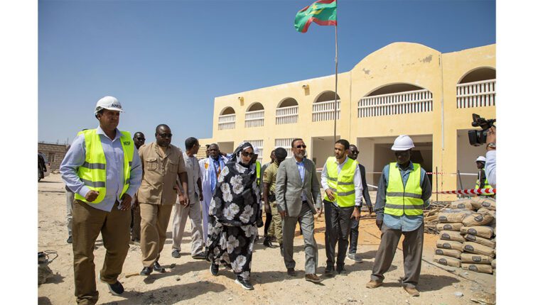 Taazour : une délégation gouvernementale s’informe sur les travaux de construction d’établissements d’enseignement à Nouakchott Taazour : une délégation gouvernementale s’informe sur les travaux de construction d’établissements d’enseignement à Nouakchott