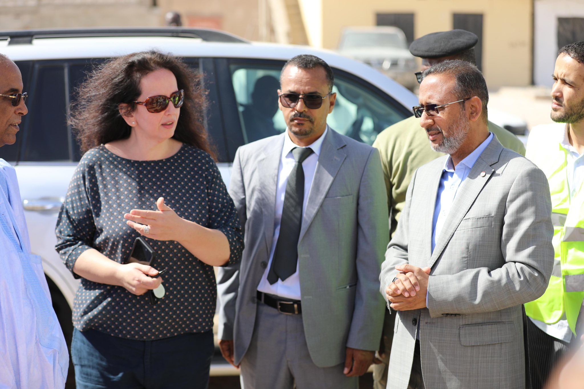 Taazour : une délégation gouvernementale s’informe sur les travaux de construction d’établissements d’enseignement à Nouakchott Taazour : une délégation gouvernementale s’informe sur les travaux de construction d’établissements d’enseignement à Nouakchott