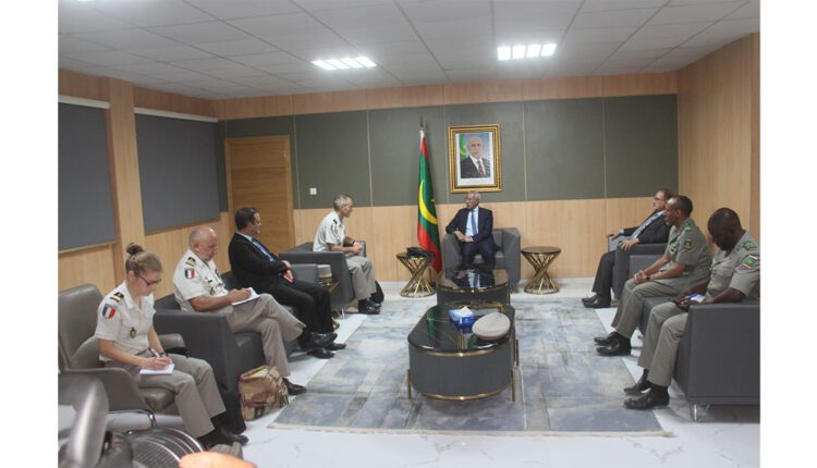 Le ministre de la Défense reçoit le général commandant le commandement africain des armées françaises Le ministre de la Défense reçoit le général commandant le commandement africain des armées françaises