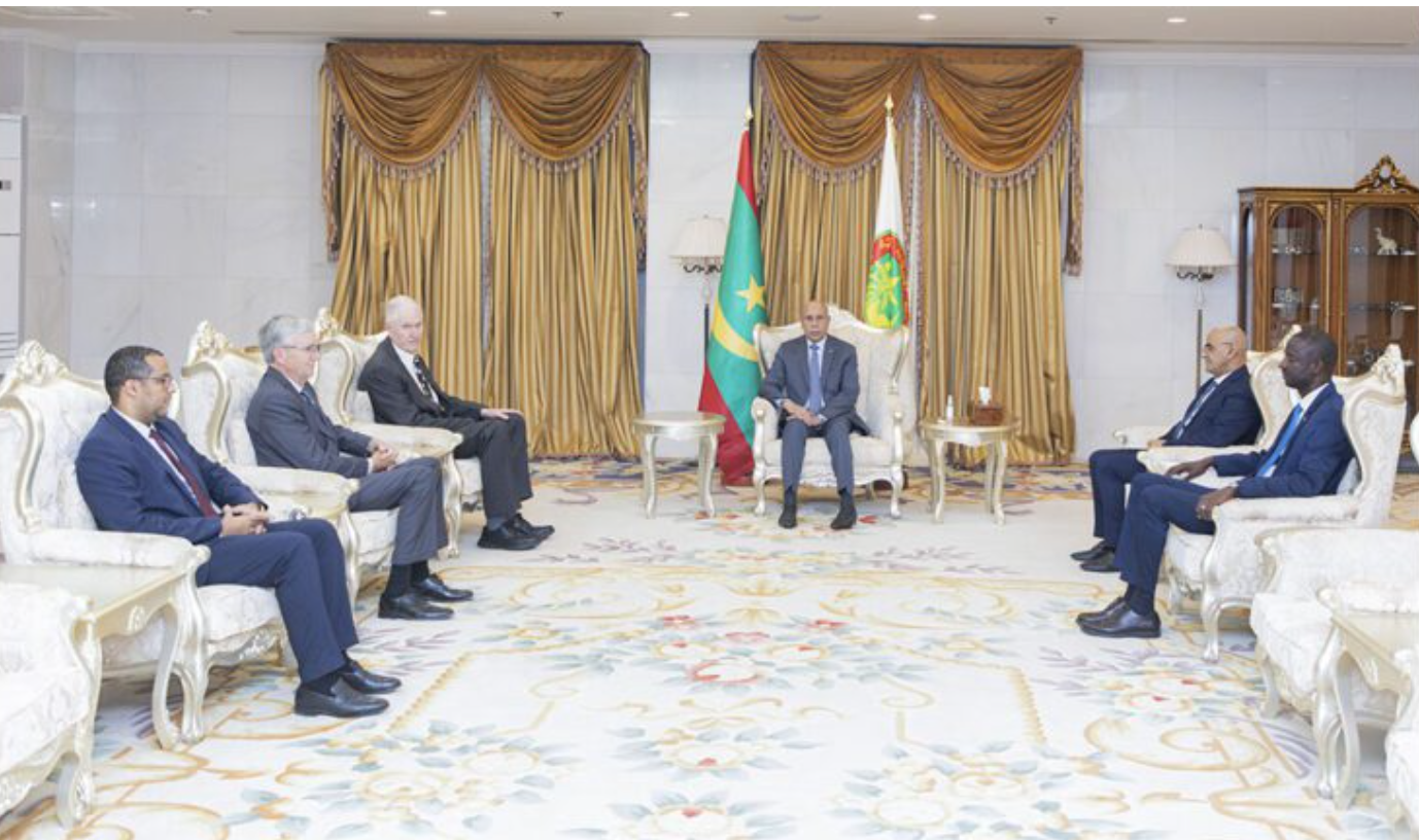 Le Président de la République reçoit le Directeur général de la Société Mines de Cuivre de Mauritanie