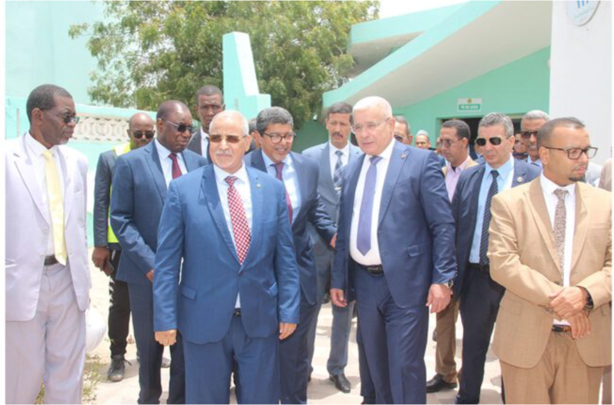 Le président de l’Assemblée nationale et le président de l’Assemblée populaire nationale algérienne visitent le port autonome de Nouakchott