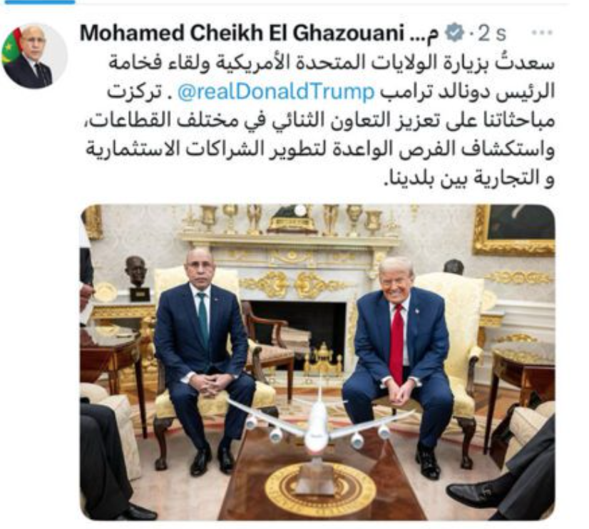 Président de la République : Les discussions avec le Président des États-Unis d’Amérique ont porté sur le renforcement de la coopération bilatérale