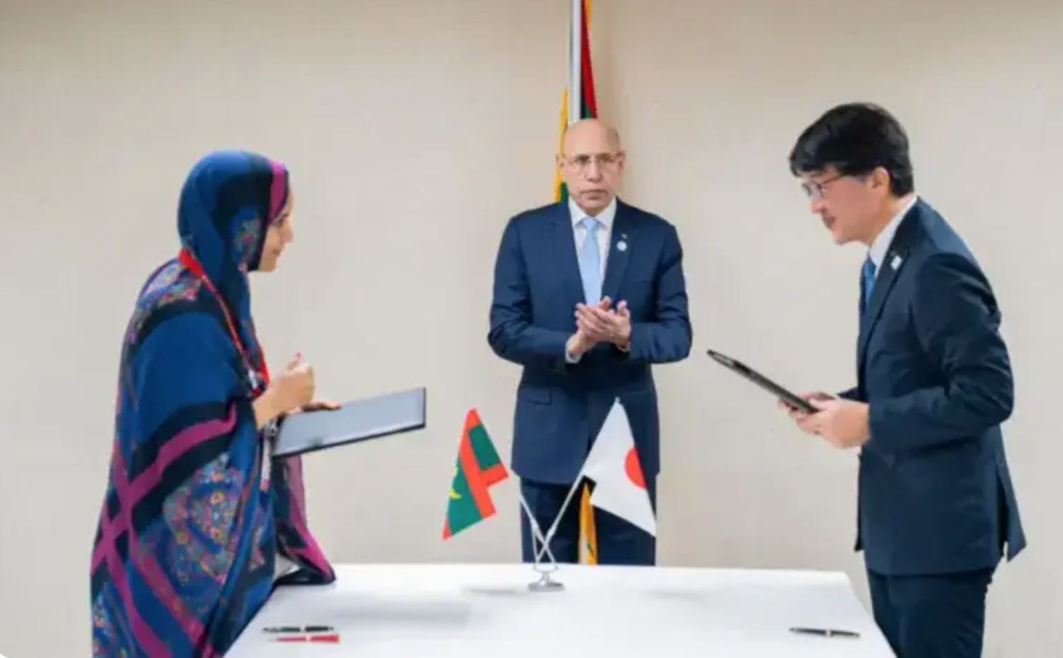 Mauritanie-Japon : signature d’un protocole d’accord pour la construction d’une usine de dessalement à Nouadhibou